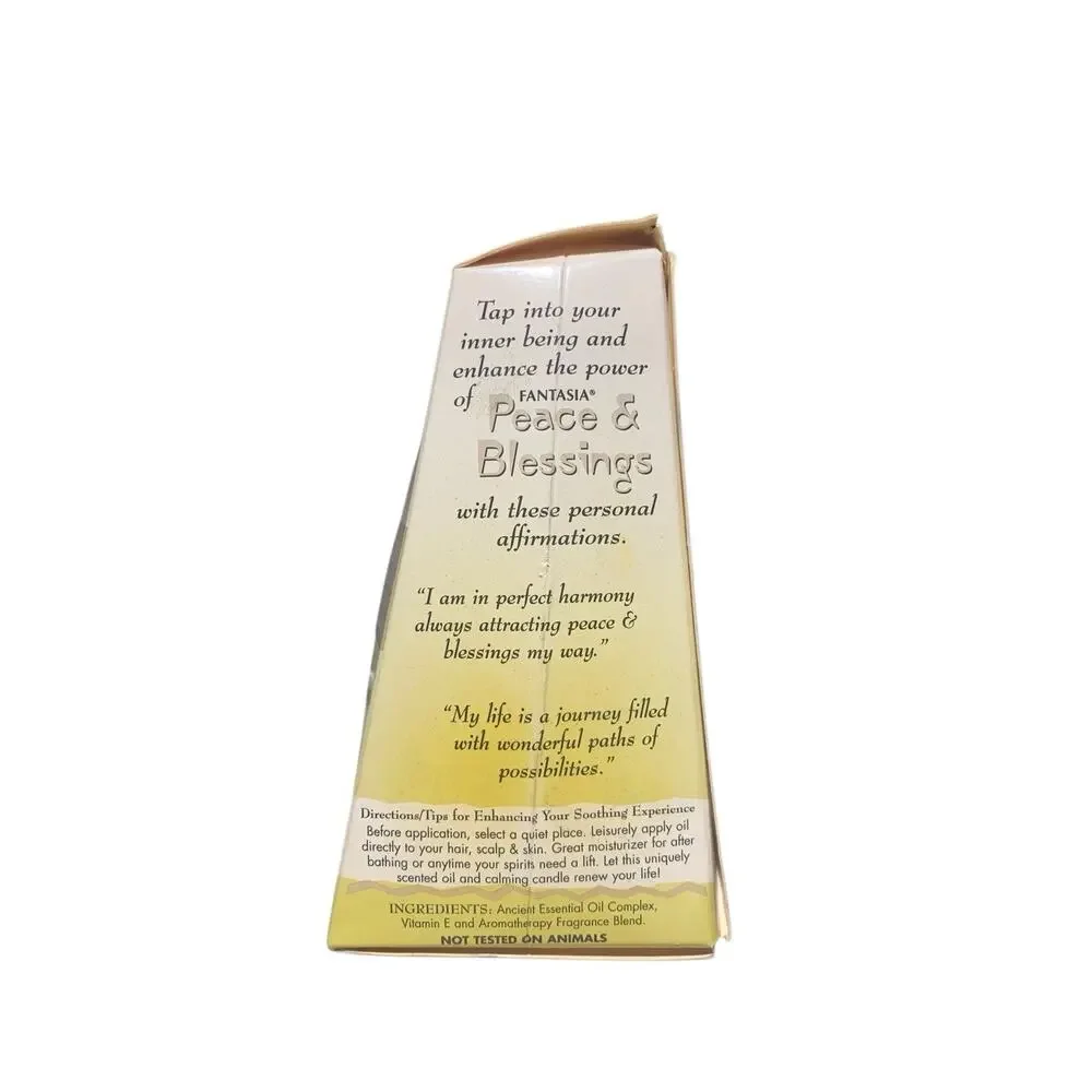 Fantasia Peace Blessings Aromatherapy‎ Nourishing Oil Hair Scalp Skin
